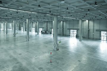 empty large modern warehouse, industrial area or factory empty large modern warehouse, industrial area or factory