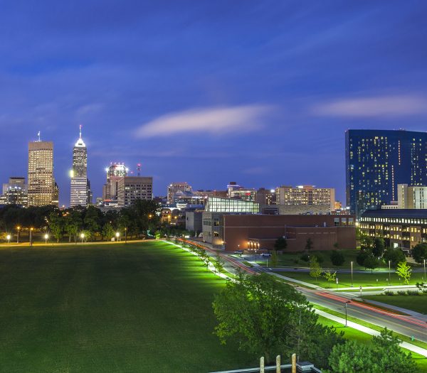 Downtown of Indianapolis city, Indiana, USA